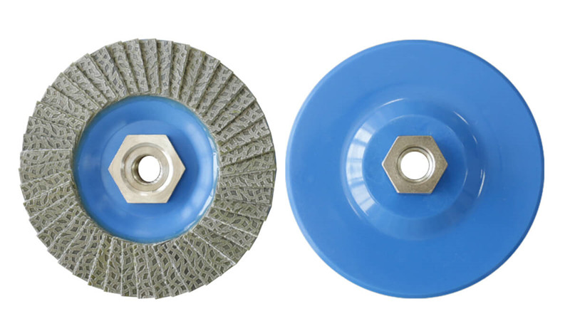 Grinding Flap Disc | ZL-WMC67PY 4.5INCH Electroplated Diamond Grinding and Polishing Flap Discs With Plastic Backing Pad Grinding Flap Disc | ZL-WMC67PY 4.5INCH Electroplated Diamond Grinding and Polishing Flap Discs With Plastic Backing Pad