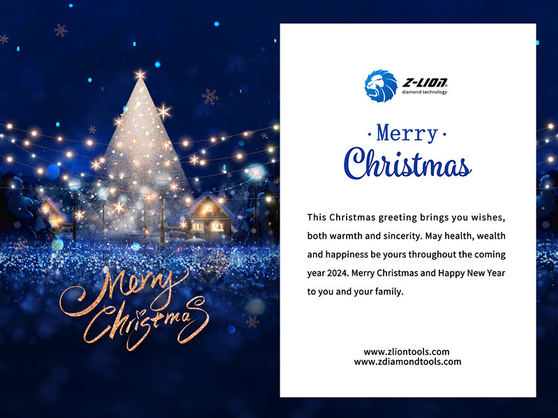 Merry Christmas And Happy New Year 2024 Wishes FROM Z-LION DIAMOND TOOLS GROUP
