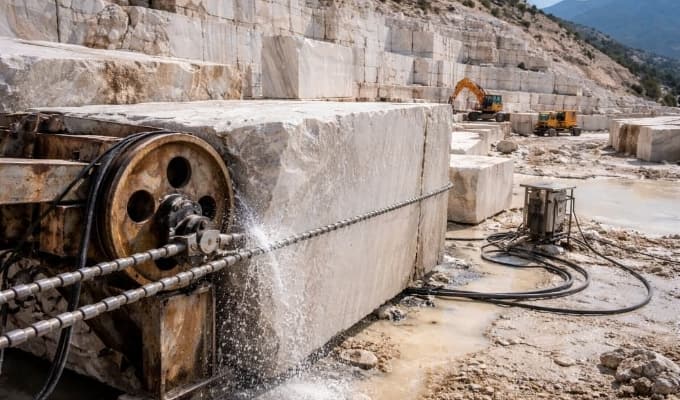 Diamond wire quarry Diamond wire quarry